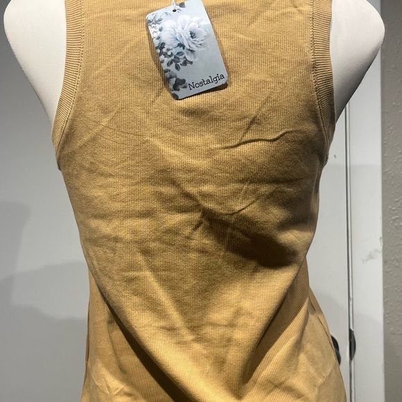 Nostalgia Yellow Tank Top with Modern Appeal - Picture 10 of 13